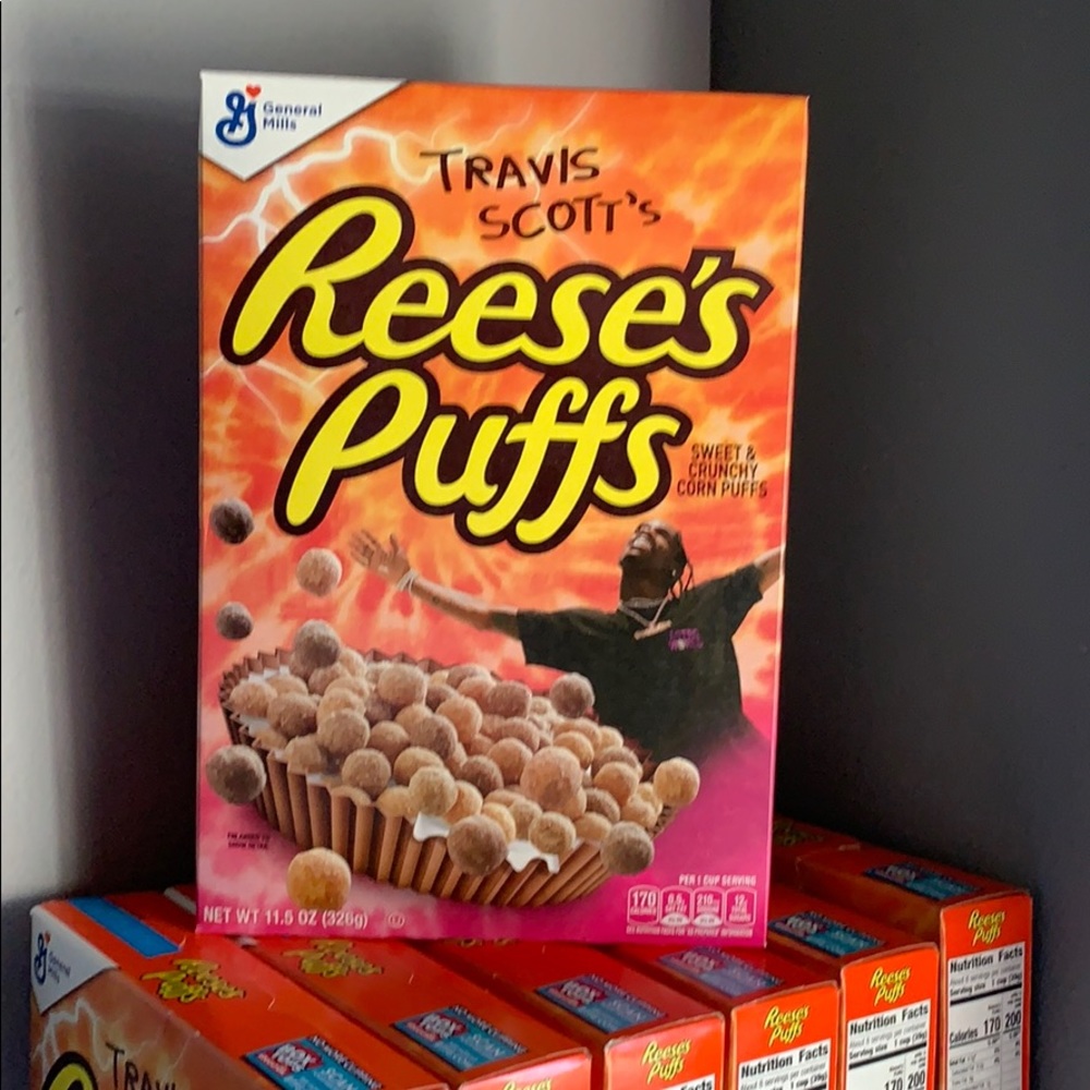Travis Scott cereal box